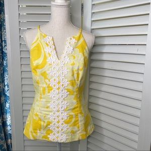 Lilly Pulitzer Yellow Top